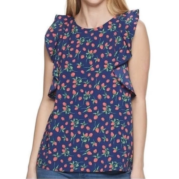 Juicy Couture Flutter Sleeve Blouse - Picture 1 of 10